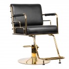 Hairdressing Chair GABBIANO PRATO GOLD black